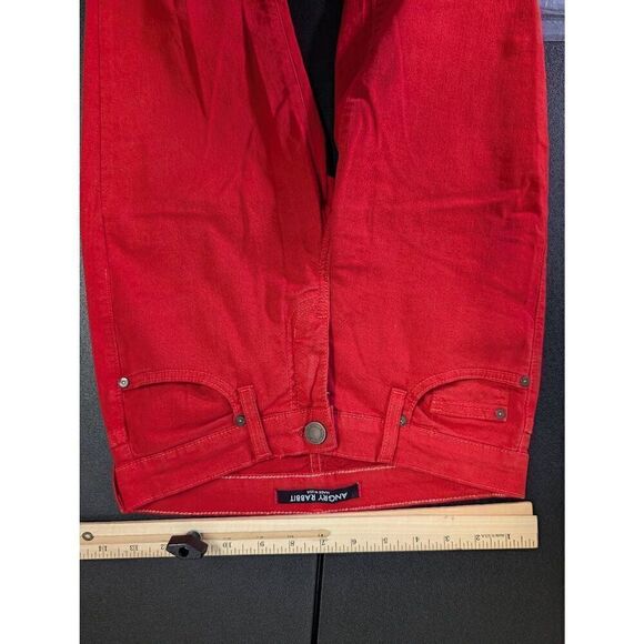 Angry Rabbit Red Skinny Jeans Women’s 25 - Picture 6 of 7